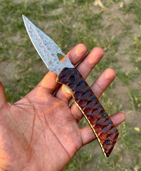 Keukenmes - Keukensmessen - vouwmes - Damascus-mes -, Antiek en Kunst, Antiek | Keukengerei