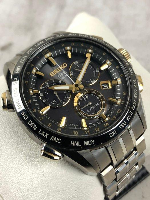 Seiko - Astron GPS Solar Chronograph - Zonder Minimumprijs -, Handtassen en Accessoires, Horloges | Antiek