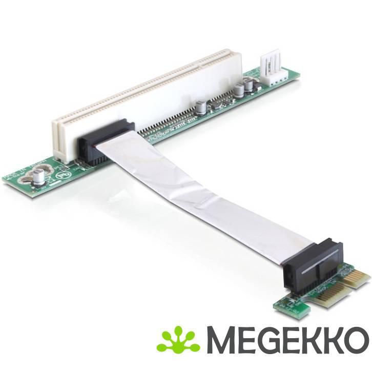 Delock 41856 Riser Card PCI Express x1 > 1 x PCI met, Informatique & Logiciels, Pc & Câble réseau, Envoi