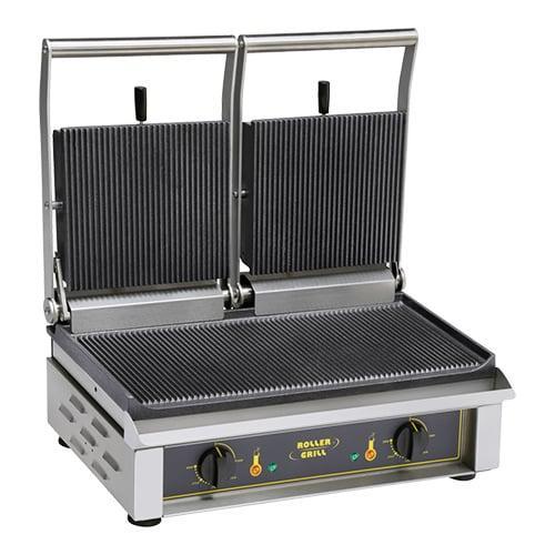 Contactgrill Majestic (gegroefd/gegroefd) | 4kW | Met, Zakelijke goederen, Horeca | Keukenapparatuur, Nieuw in verpakking, Verzenden