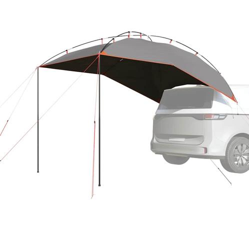 vidaXL Autotent waterdicht grijs en oranje, Caravans en Kamperen, Tenten, Nieuw, Verzenden