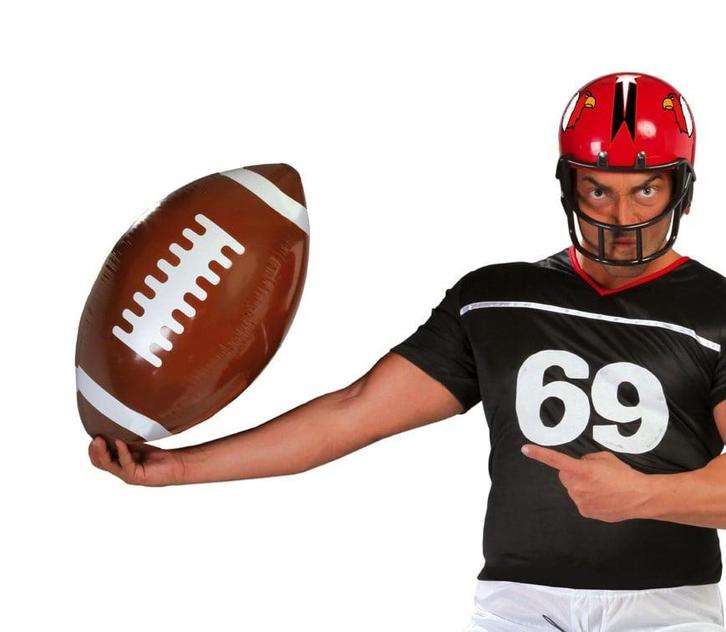 Rugbybal Opblaasbaar 40cm, Hobby en Vrije tijd, Feestartikelen, Nieuw, Verzenden