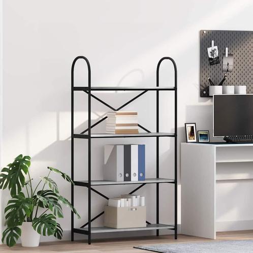 vidaXL Boekenplank Grijs sonoma Bewerkt hout, Huis en Inrichting, Kasten | Boekenkasten, Nieuw, Verzenden