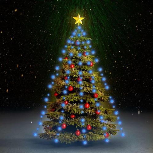 vidaXL Kerstboomverlichting met 210 LEDs blauw net 210 cm, Maison & Meubles, Lampes | Autre, Envoi