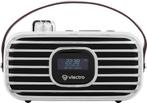 Tweedekans | Vlectro Retro DAB+ Radio met Bluetooth -, Audio, Tv en Foto, Radio's, Ophalen of Verzenden, Nieuw