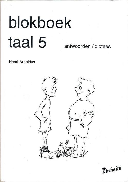 Kinheim Antwoorden Blokboek Dictees Taal 5, Boeken, Schoolboeken, Verzenden