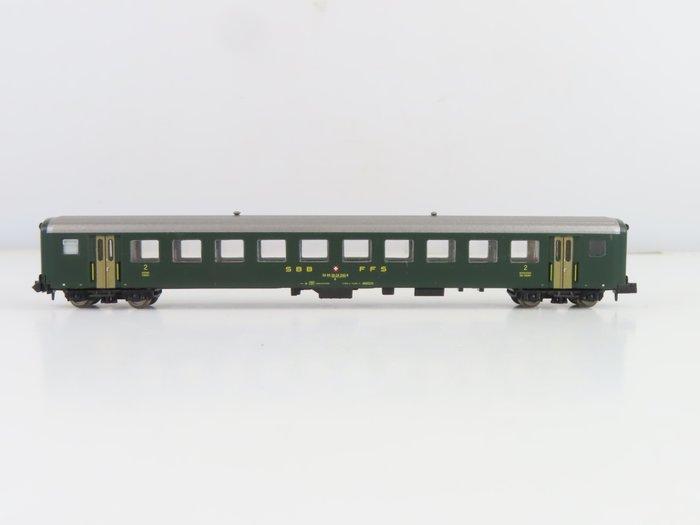 Brawa N - 65240 - Modeltrein personenwagen (1) - 4-assig, Hobby en Vrije tijd, Modeltreinen | N-Spoor