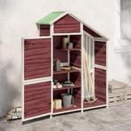 vidaXL Tuinschuur 120x53,5x170 cm massief grenenhout, Tuin en Terras, Tuinhuizen, Verzenden, Nieuw