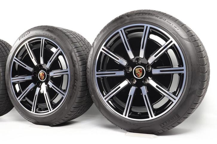 Porsche Taycan J1/J1 II 20 Inch Sport Aero Pirelli Winter, Auto-onderdelen, Banden en Velgen, 20 inch, Winterbanden, 245 mm, Personenwagen