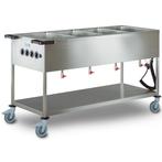 Bain-Marie Wagen | Elektrisch | 4x 1/1 GN |  90°C | 2.8kW, Zakelijke goederen, Verzenden, Nieuw in verpakking