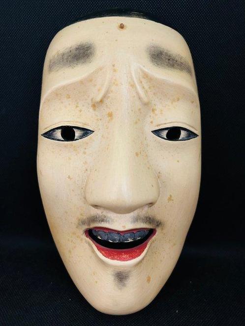 Noh masker - Hout, Kunstenaar: Maeda Shikayama - Chj, Antiek en Kunst, Antiek | Overige Antiek