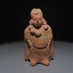 Maya Terracotta Figuur. 650 - 900 n.Chr. 10,4 cm H. Spaanse