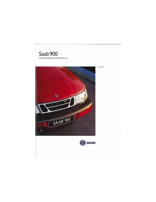 1995 SAAB 900 BROCHURE NEDERLANDS, Boeken, Auto's | Folders en Tijdschriften, Ophalen of Verzenden