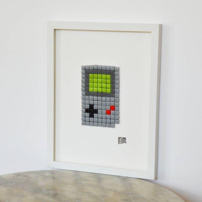 nLm - Game Boy, Mosaic, Antiek en Kunst, Kunst | Schilderijen | Modern
