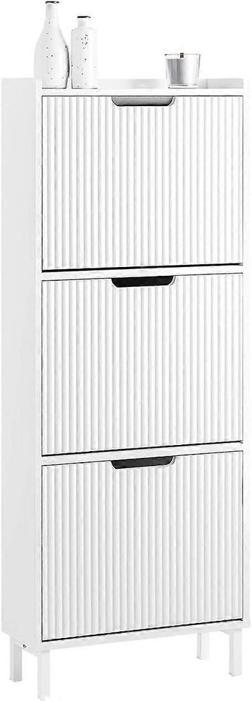 Tweedekans | SoBuy - Schoenrek Schoenopbergkast - Wit - B50, Huis en Inrichting, Kasten | Schoenenkasten, Ophalen of Verzenden