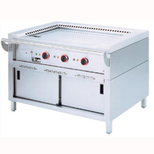 Teppanyaki | Elektrische Plaat | Kast | 3 Zones | 3x 4.7kW, Zakelijke goederen, Horeca | Keukenapparatuur, Nieuw in verpakking