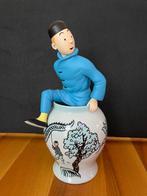 Beeld, Statuette Moulinsart 46960 - Tintin sortant de la, Livres