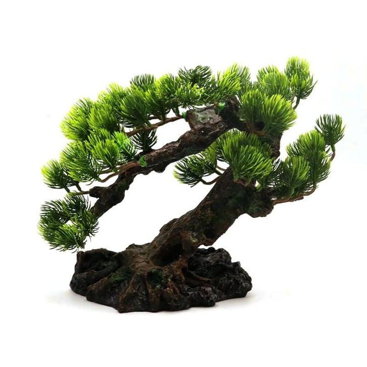 Bonsai boom met overhangende stam OS-279 - aquarium decorati, Dieren en Toebehoren, Vissen | Aquaria en Toebehoren, Sierelement