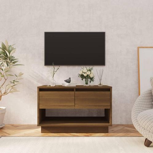 vidaXL Tv-meubel 70x41x44 cm bewerkt hout bruin eikenkleur, Huis en Inrichting, Kasten |Televisiemeubels, Nieuw, Verzenden