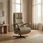 Leren relaxfauteuil met hartbalans Core - Toledo Mocca, Bohemian, Industrieel, Modern, Scandinavisch, Nieuw, Ophalen of Verzenden
