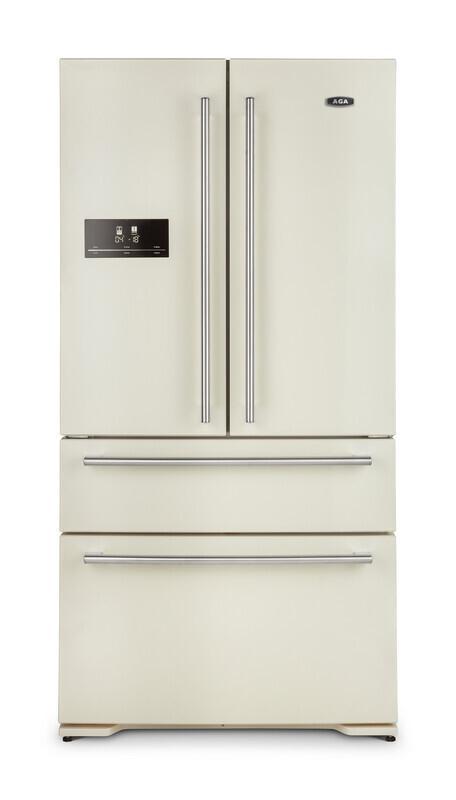 Aga Dxd Amerikaanse Koelkast 185cm Creme, Elektronische apparatuur, Koelkasten en IJskasten, Ophalen of Verzenden