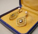 Zonder minimumprijs - Oorbellen Zilver, Verguld - 5.20ct.