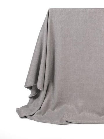 Lino Misto Tissu dameublement Country - Gris - Tissu