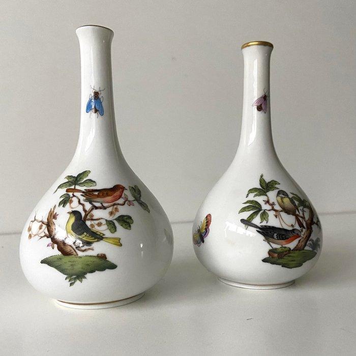 Herend - Vaas (2) - Porselein - Rotschild vaasjes, Antiek en Kunst, Antiek | Glaswerk en Kristal