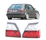 FEUX ARRIÈRE POUR VOLKSWAGEN VW GOLF 2 83-91 ROUGE BLANC, Verzenden