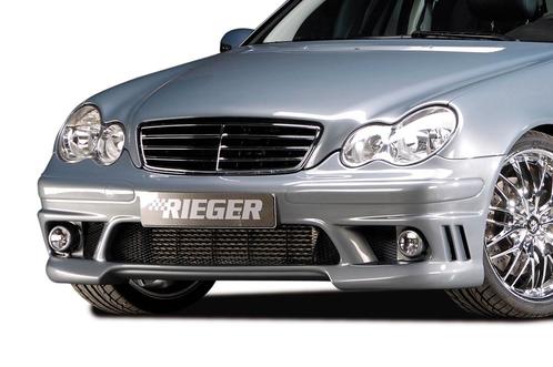 Rieger voorbumper | C-Klasse (W203): 05.00- - Sedan, T-model, Auto-onderdelen, Carrosserie, Nieuw, Mercedes-Benz, Verzenden