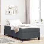 vidaXL Bedframe Donkergrijs 90x200 cm Corduroy Stof, Huis en Inrichting, Verzenden, Nieuw