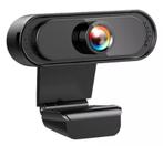 Webcam 1080p laptop USB microfoon PC FullHD *zwart*, Computers en Software, Pc speakers, Verzenden, Nieuw