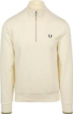 Fred Perry Half Zip Trui Ecru 46A maat Maat 48/50 (M) Heren, Kleding | Heren, Truien en Vesten, Beige, Nieuw, Fred Perry, Verzenden
