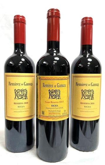 2012 Remírez de Ganuza, Gran Reserva & 2016 Reserva x2 -