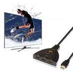 HDMI Switch 3 in 1 Splitter Converter Adapter Kabel - 4K, Computers en Software, Verzenden, Nieuw