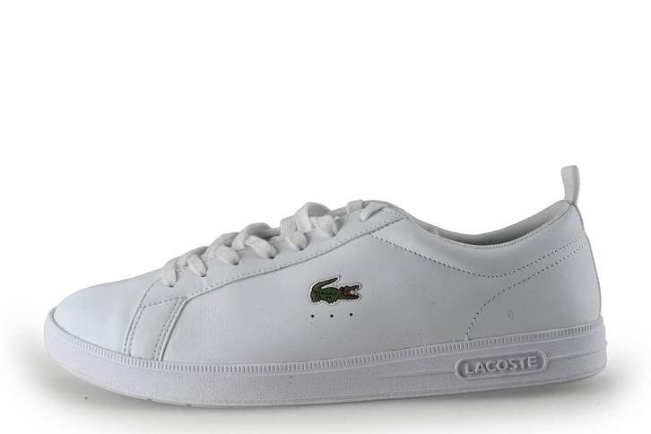 Lacoste Sneakers in maat 43 Wit, Kleding | Heren, Schoenen, Wit, Zo goed als nieuw, Sneakers, Verzenden
