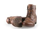 Mustang Veterboots in maat 38 Cognac | 5% extra korting, Overige kleuren, Verzenden, Overige typen, Zo goed als nieuw