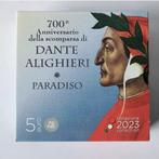 Italie. 5 Euro 2022/2023 Dante Alighieri - Purgatorio +, Postzegels en Munten