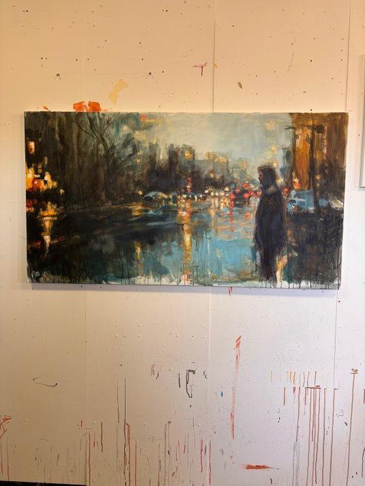 Nan Laar - Na de regen, Antiek en Kunst, Kunst | Schilderijen | Modern