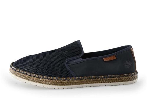 Rieker Instappers in maat 44 Blauw | 5% extra korting, Kleding | Heren, Schoenen, Blauw, Zo goed als nieuw, Overige typen, Verzenden