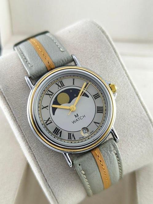 Mondaine - Moonphase - Sans Prix de Réserve - Homme -, Handtassen en Accessoires, Horloges | Heren