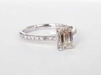 Verlovingsring - 18 karaat Witgoud - 1.17ct. tw. Diamant