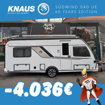 Caravane Knaus Südwind 540 UE - 60Y EDITION (2025), Jusqu'à 4, Knaus, 7 à 8 mètres, 1500 - 2000 kg