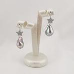 Parel - Argento 925 - Oorbellen - perle edison, Antiek en Kunst