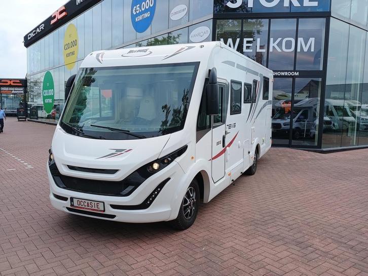 McLouis Nevis 881 met 45574 km en hef- en queensbed 09998, Caravans en Kamperen, Mobilhomes, Handgeschakeld, Treinzit, Diesel
