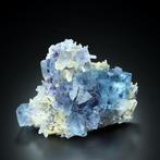 Excellent fluorite fantôme et quartz de Yindu, Mongolie