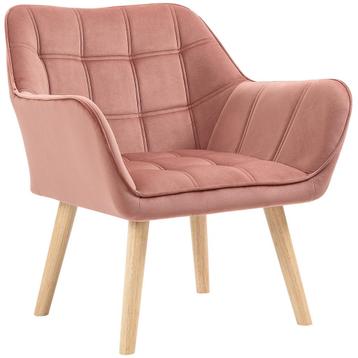 TRUUSK Scandinavische Relaxstoel - Met Fluweelachtige Afwerk beschikbaar voor biedingen