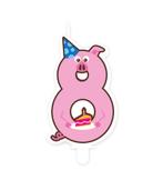 Kaars 8 Jaar Varken, Verzenden, Nieuw