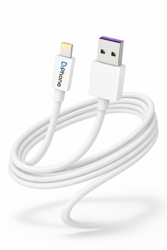 DrPhone - 2 Meter Lightning naar USB kabel - Oplaadkabel -, Computers en Software, Pc- en Netwerkkabels, Nieuw, Verzenden