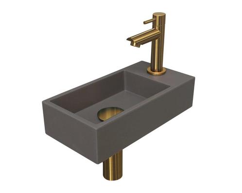 Fonteinset INK Versus 36x18x9 cm Quartz Beton Met Kraangat, Doe-het-zelf en Bouw, Sanitair, Overige typen, Nieuw, Ophalen of Verzenden